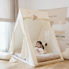 Kids Tent Indoor Extra-Large Raised Playhouse for Babies Sleeping Separation Solution for Boys and Girls Korean-Style Toy House skzp-18