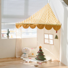 Christmas Tent Pure Cotton Striped Wall Hanging Playhouse Corner Nest Children's Secret Space Wall Corner Decor Toy House sdzp-61