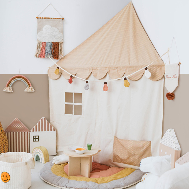 Kids Tent Indoor Corner Playhouse Reading Nook Compact Home Space-Saving Baby Toy House qizp-03