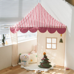 Christmas Tent Pure Cotton Striped Wall Hanging Playhouse Corner Nest Children's Secret Space Wall Corner Decor Toy House sdzp-61