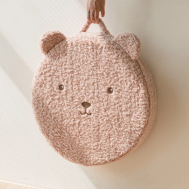 Japanese-Style Thickened Cushion Mat with Faux Cashmere Surface Tatami Floor Mat with Removable Cover Bay Window Bedroom Meditation Sponge Pad xxzd-01