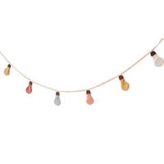 100% Cotton Decorative Banners: Creative Light Bulb Design for Children's Birthday Parties, Reading Corners, and Other Decorative Settings – dpgs-08