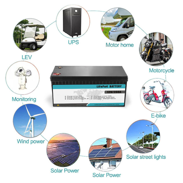 Rechargeable 12.8V 280Ah Lithium Iron Phosphate 4 Batteries Long Life Solar Battery Pack Lithium-ion Batteries Used in House and Electric Vehicles