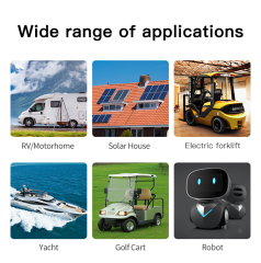 Rechargeable 12.8V 280Ah Lithium Iron Phosphate 4 Batteries Long Life Solar Battery Pack Lithium-ion Batteries Used in House and Electric Vehicles