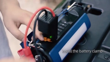 12V 10000mAh Emergency Power Jumper Pack Booster Box Car Jumpstarter with Tire Compressor