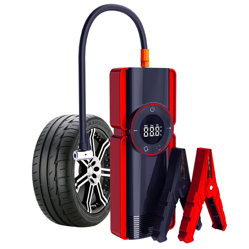 Multi-functional Emergency Rechargeable Battery Vehicle Tools Portable Tire Inflator Wheel air Pump for Car