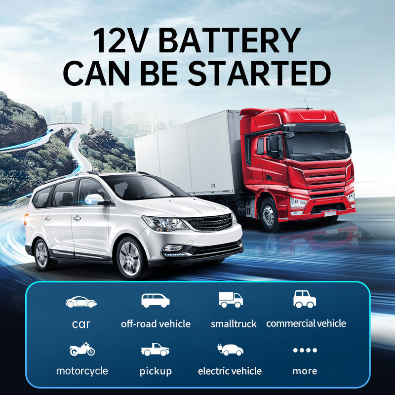 Hot Selling 8400mAh Emergency New Car Portable Wireless 12v Jump Starter With air Pump