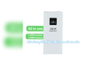 All in One Solar Inverter and Energy Storage Lithium Battery 48v 5KW 10kw 20kwh OEM ODM