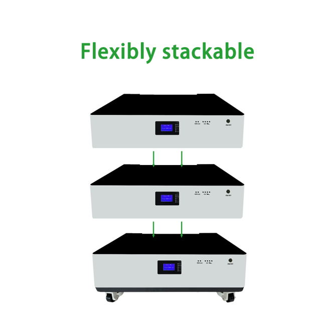 10kwh Stackable Lithium Ion Solar Panel Batteries for Home Industrial
