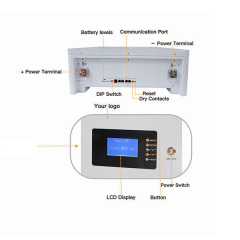 Wall Mounted ESS Battery 48V LiFePO4 Power Storage for Solar Systems