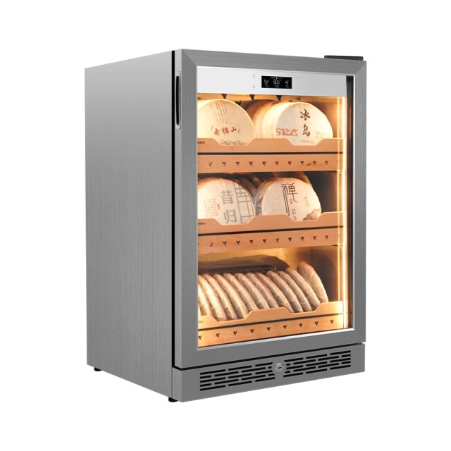 Electric tea cabinet AT100T for raw and ripe Pu erh tea, with constant temperature and humidity for preservation and moisture retention