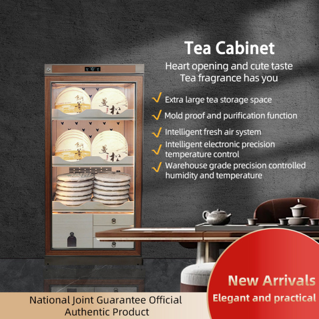 Stainless steel electric tea cabinet XL-BV6901 for raw and ripe Pu erh tea, with constant temperature and humidity for preservation and moisture retention