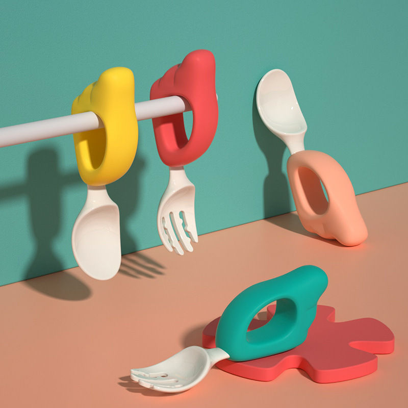 Angel Wings Spoon & Fork Set TPE Material
