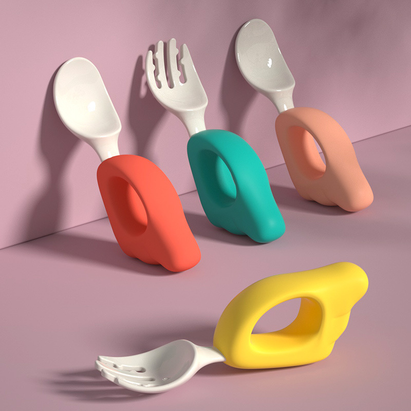 Angel Wings Spoon & Fork Set TPE Material