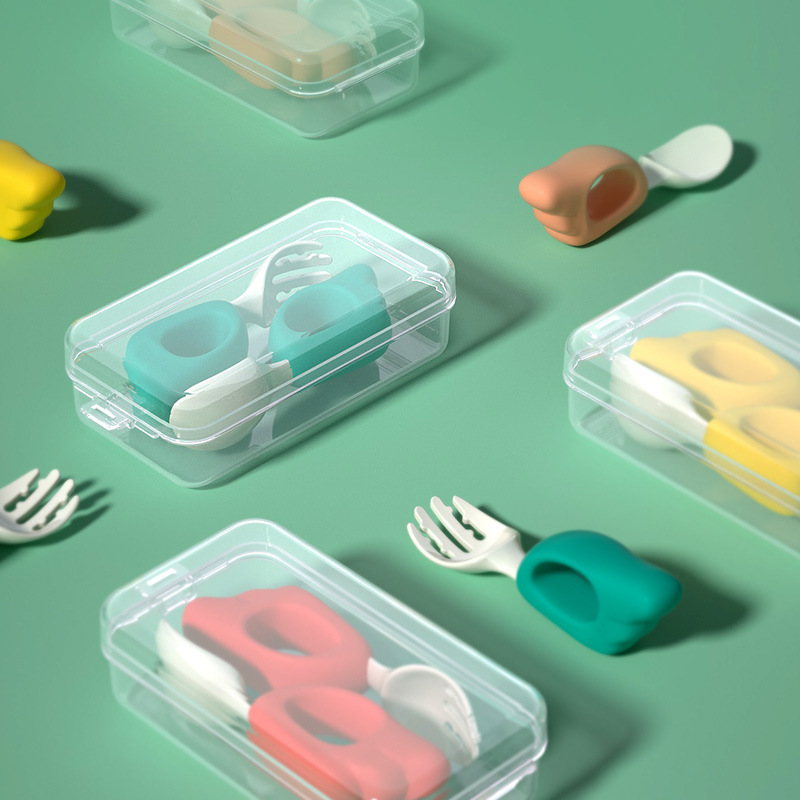 Angel Wings Spoon & Fork Set TPE Material