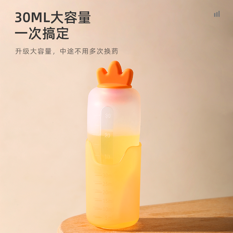 Baby Radish Liquid Feeder Silicone Squeeze Carrot Feeder