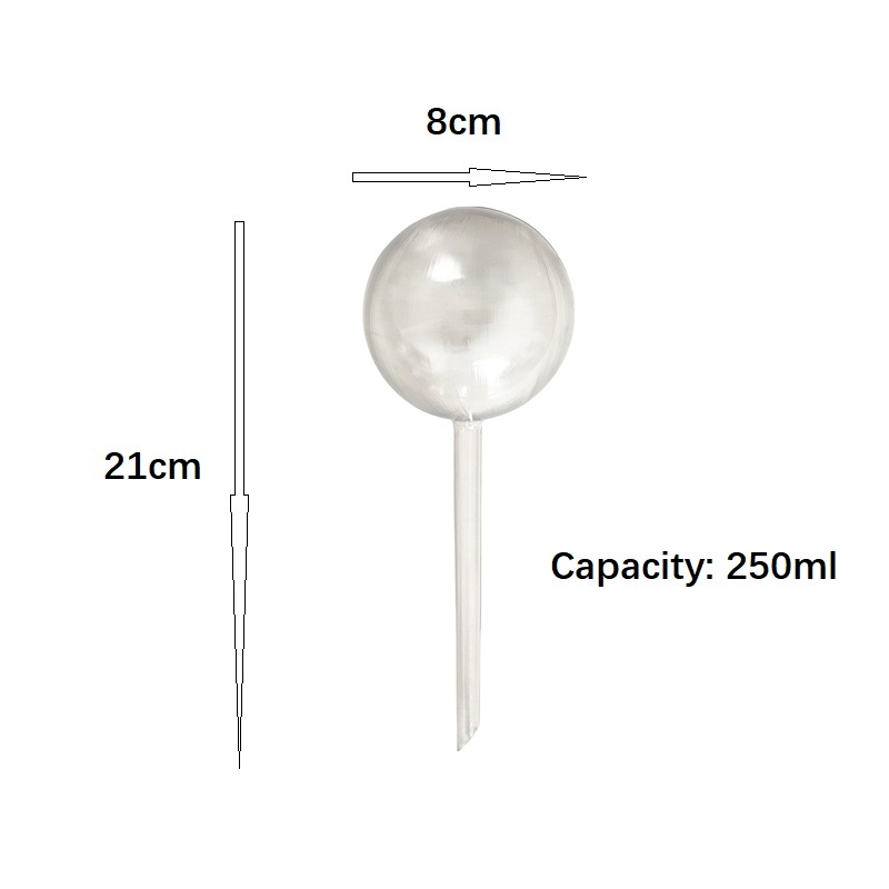 Size M PVC Shaped Watering Globe Ball Automatic Plant Watering Bulbs Self Watering Balls Water Device Drip Irrigation System for Garden Plants