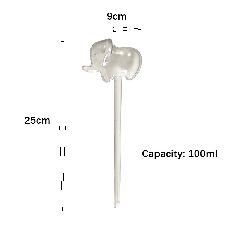Size L PVC Animals Owl Shaped Watering Globe Ball Automatic Plant Watering Bulbs Self Watering Balls Water Device Drip Irrigation System for Garden Plants