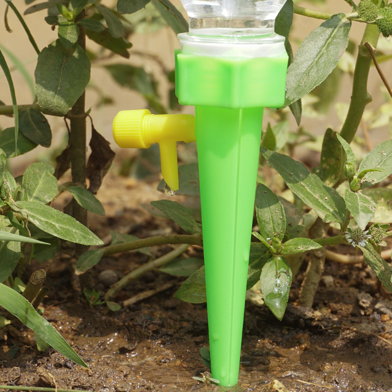 Plant Watering Spikes Self Watering Device Drip Irrigation Drippers for Outdoor & Indoor