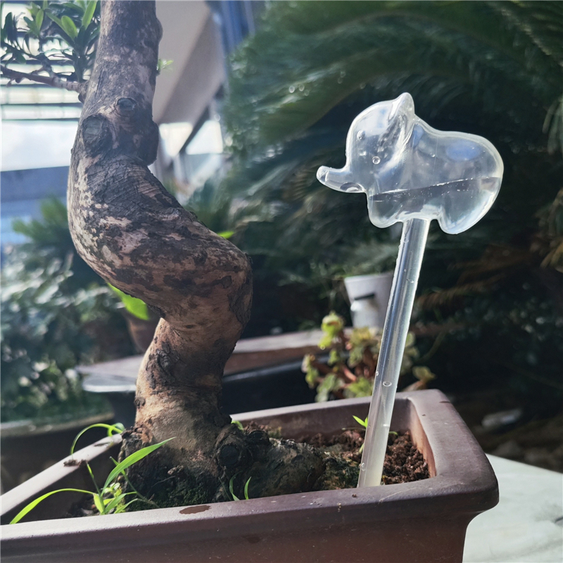 Size L PVC Animals Owl Shaped Watering Globe Ball Automatic Plant Watering Bulbs Self Watering Balls Water Device Drip Irrigation System for Garden Plants