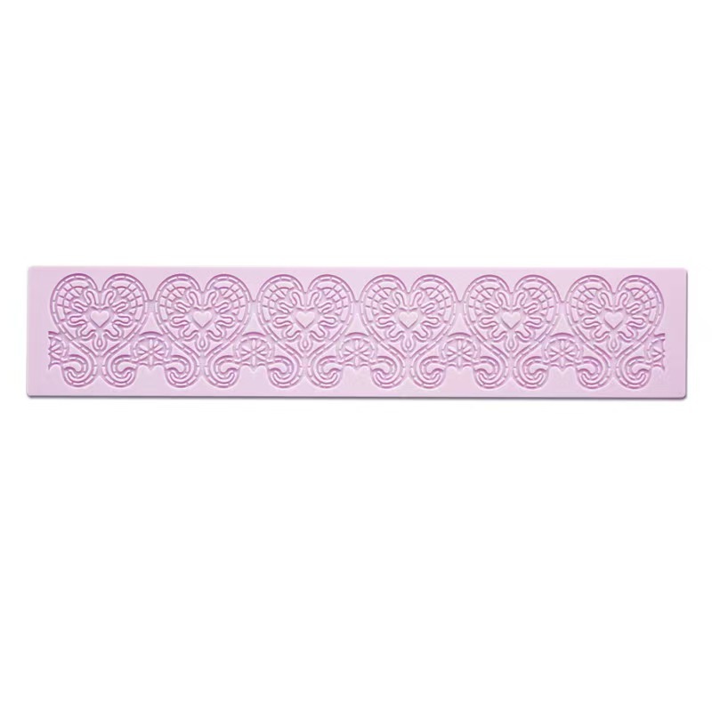 16 Designs Silicone Peeling Mat 3D Sugar Craft Mold Candle Decration Border Mould Lace Pad
