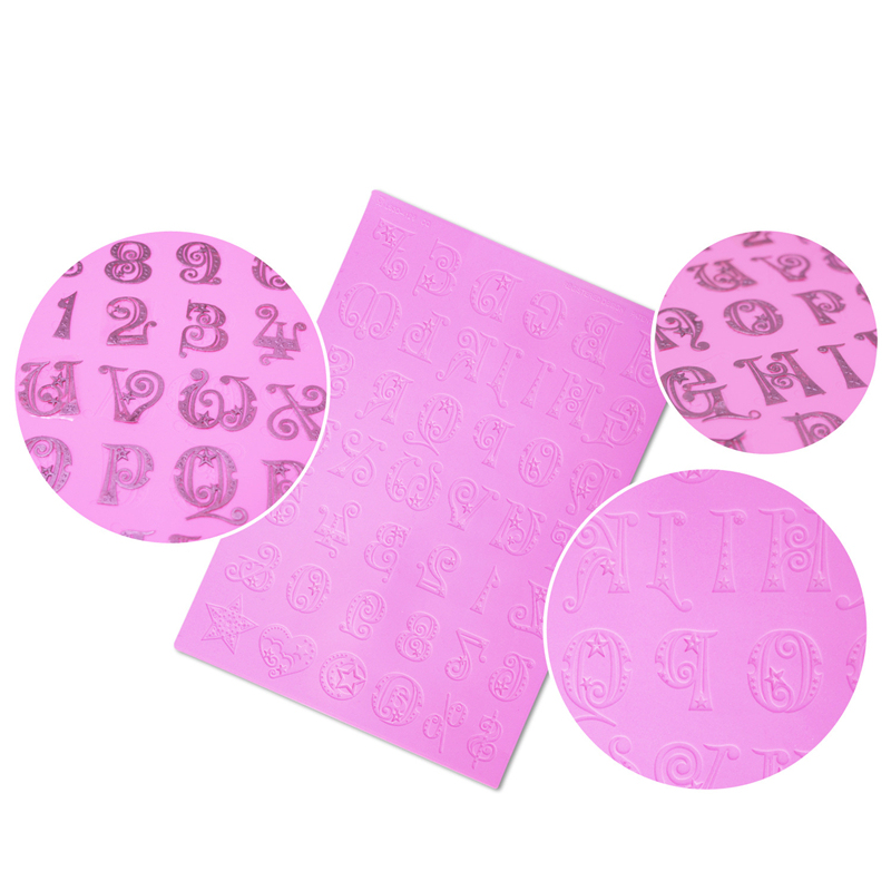 16 Designs Silicone Peeling Mat 3D Sugar Craft Mold Candle Decration Border Mould Lace Pad