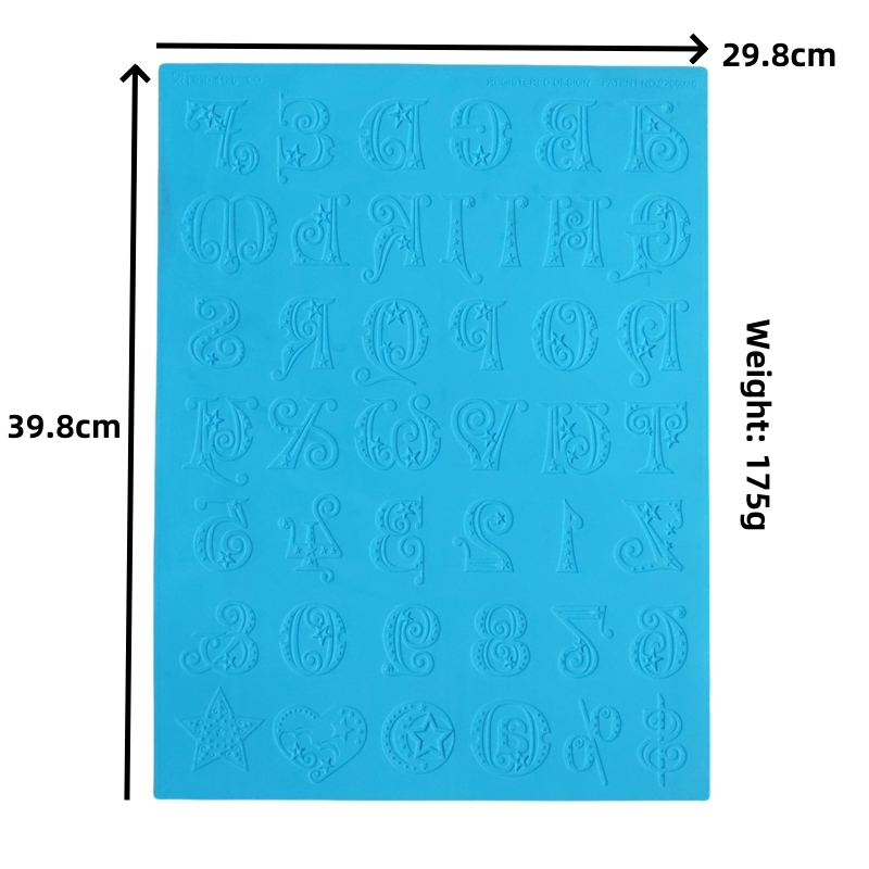 16 Designs Silicone Peeling Mat 3D Sugar Craft Mold Candle Decration Border Mould Lace Pad