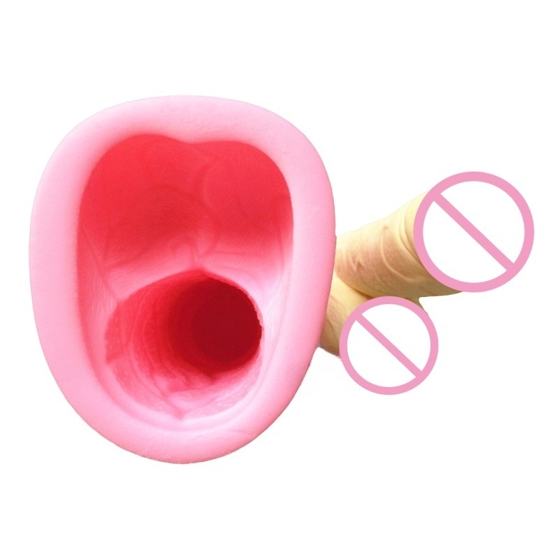 Dildo Shaped Silicone Mold Candle Mold Chocolate Mold Penis Dick Cake Decoration Tools