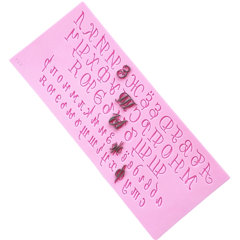The Russian Alphabet Silicone Mold Fondant Mould Cake Decoration Tools