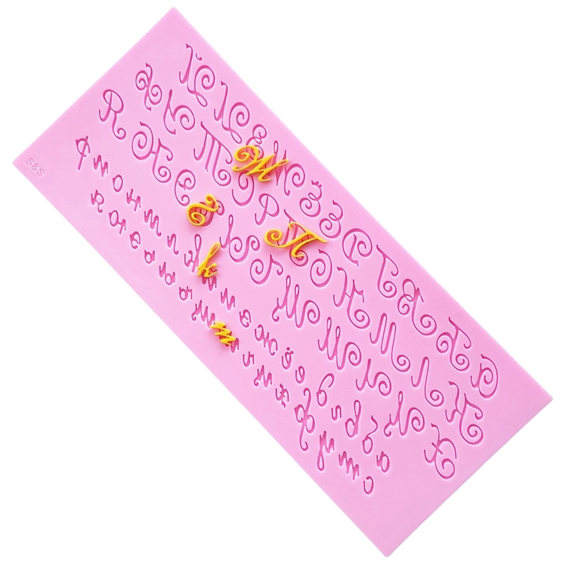 The Russian Alphabet Silicone Mold Fondant Mould Cake Decoration Tools