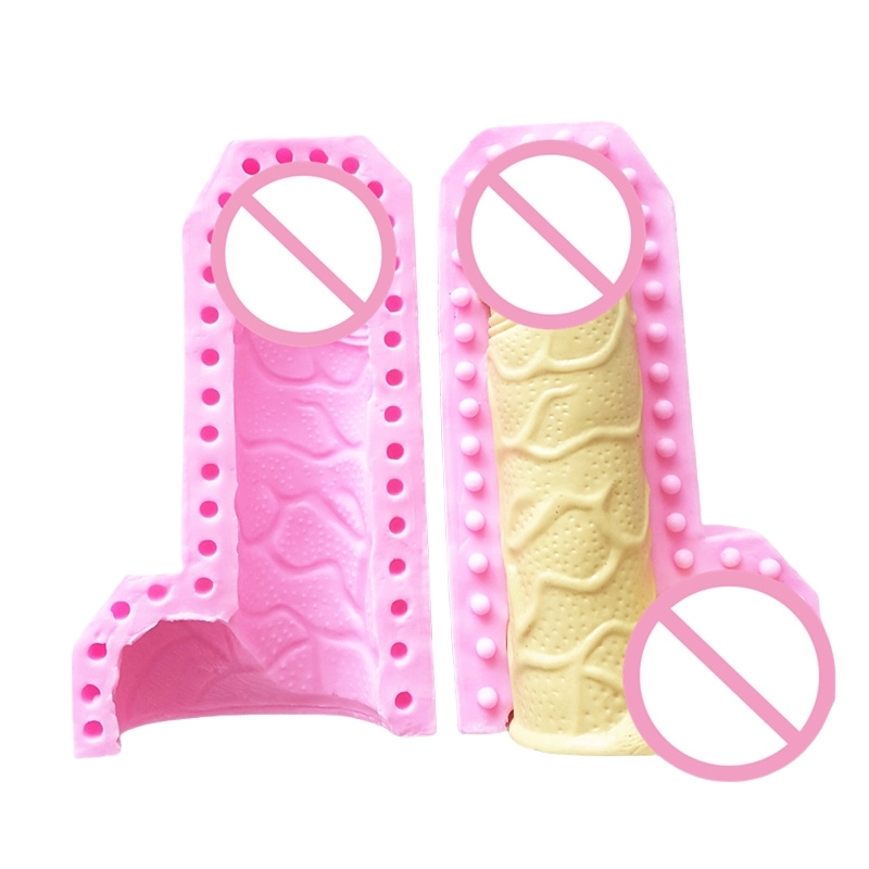 Dildo Shaped Silicone Mold Candle Mold Chocolate Mold Penis Dick Cake Decoration Tools