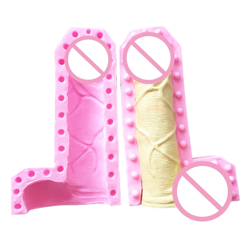Dildo Shaped Silicone Mold Candle Mold Chocolate Mold Penis Dick Cake Decoration Tools