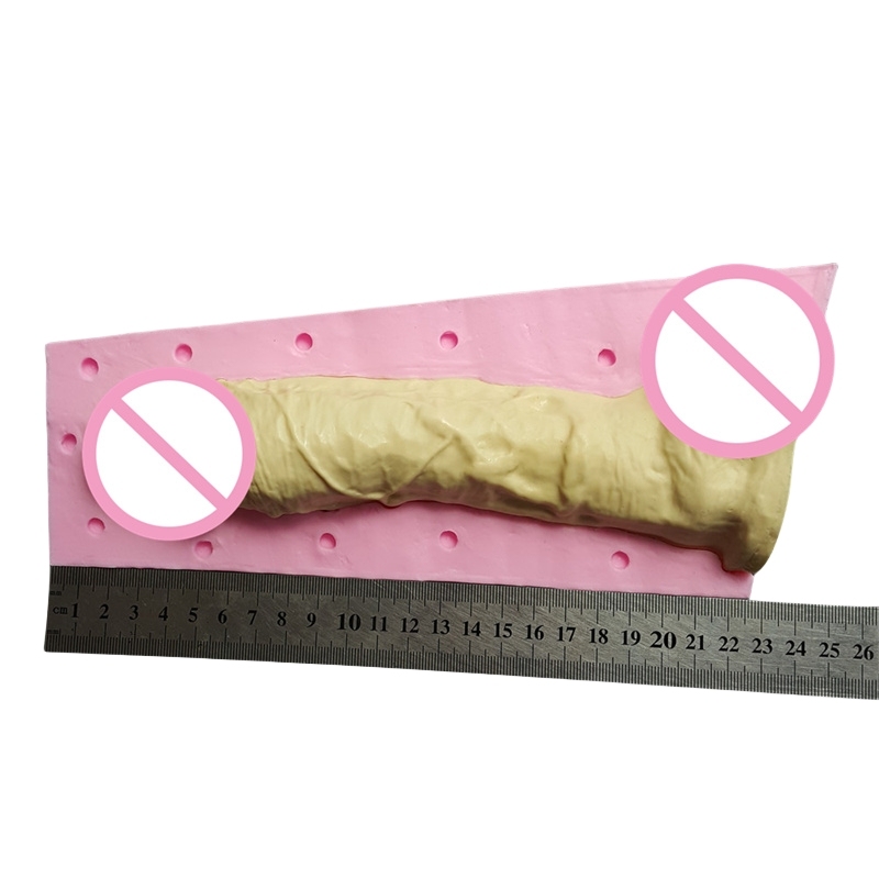 Dildo Shaped Silicone Mold Candle Mold Chocolate Mold Penis Dick Cake Decoration Tools