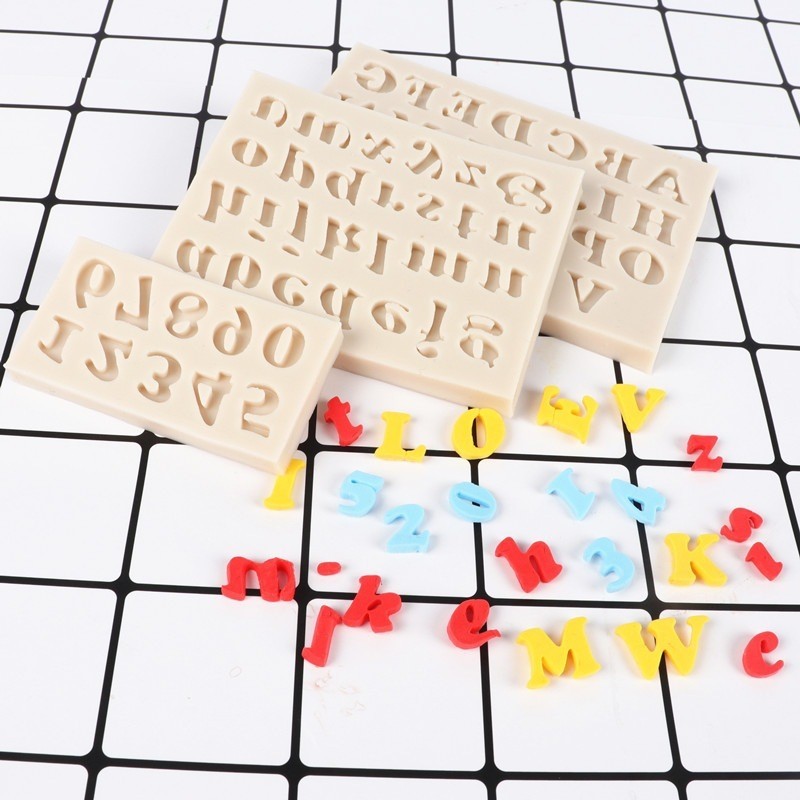 Alphabet Silicone Mold Fondant Mould Cake Decoration Tools