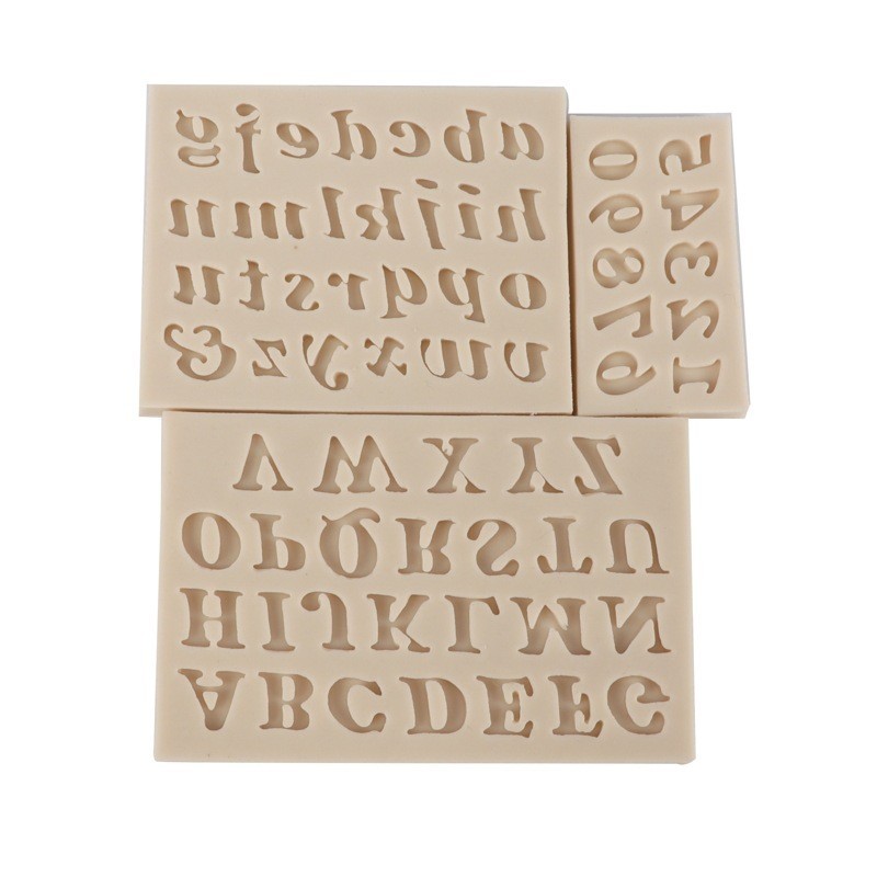 Alphabet Silicone Mold Fondant Mould Cake Decoration Tools