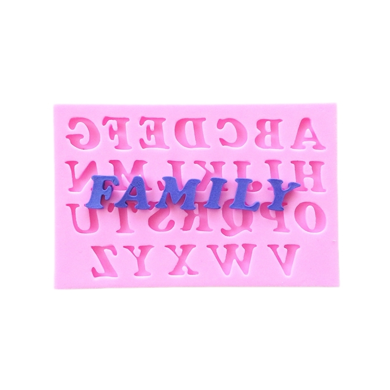 Alphabet Silicone Mold Fondant Mould Cake Decoration Tools