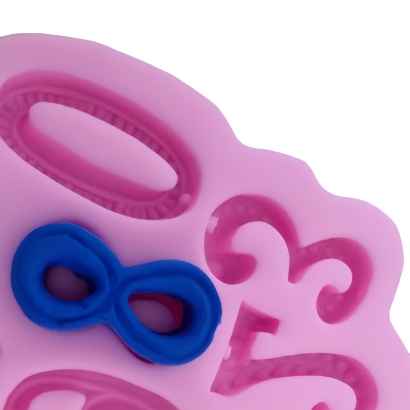 The Numbers 0-9 Alphabet Silicone Mold Fondant Mould Cake Decoration Tools Candle Mold