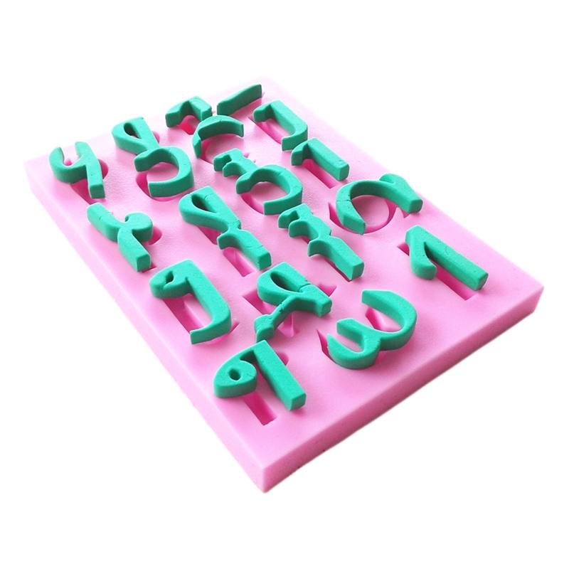 The Arabic Alphabet Silicone Mold Fondant Mould Cake Decoration Tools