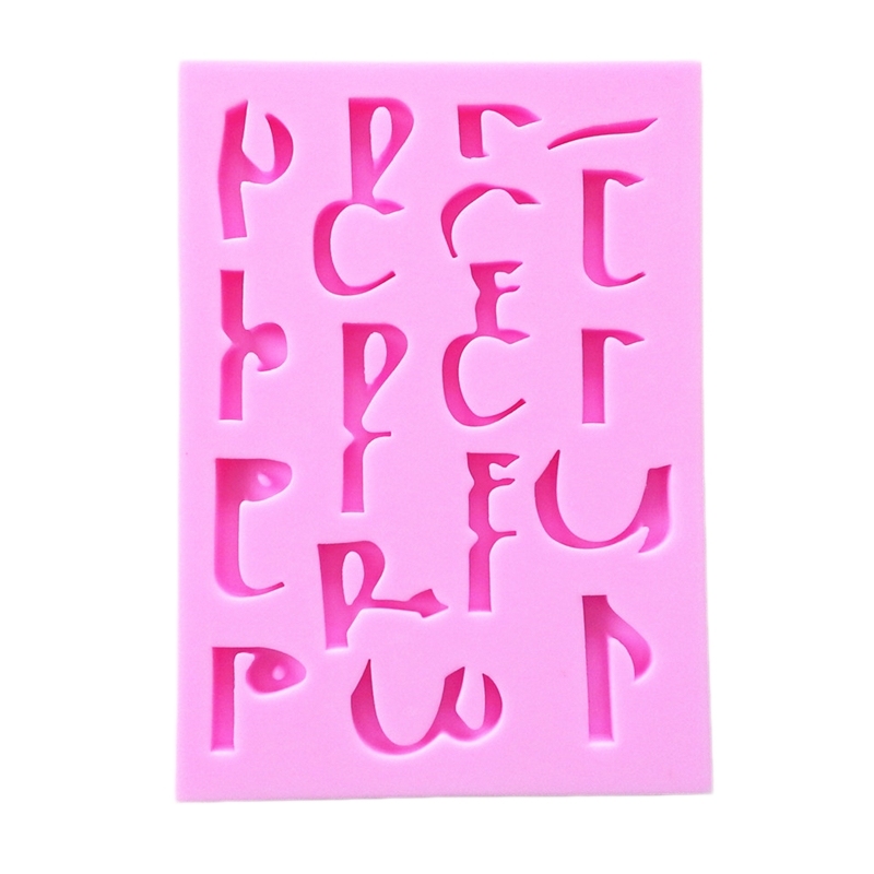 The Arabic Alphabet Silicone Mold Fondant Mould Cake Decoration Tools