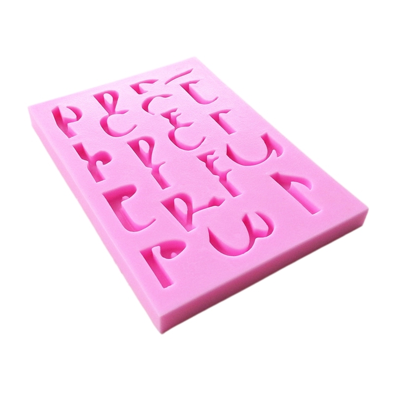 The Arabic Alphabet Silicone Mold Fondant Mould Cake Decoration Tools