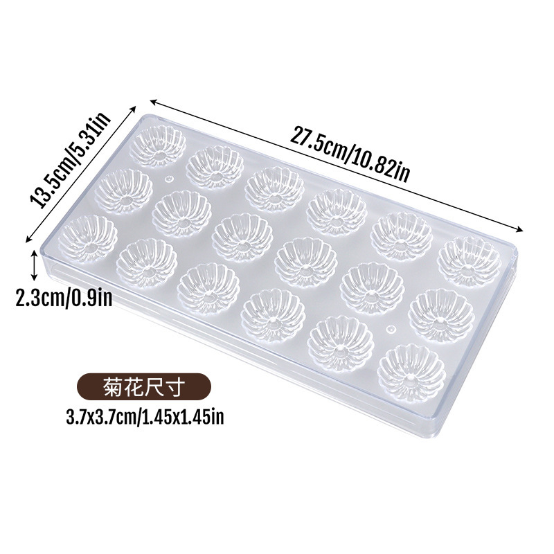 Hot Sale 10 designs Chocolate Molds