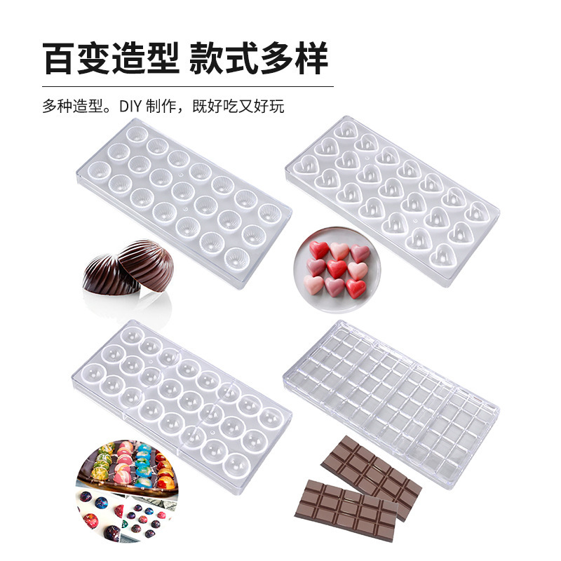 Hot Sale 10 designs Chocolate Molds