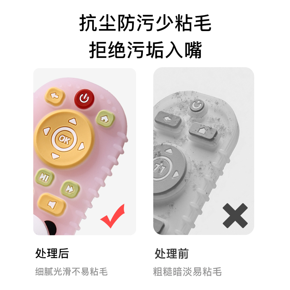 Remote Control Baby Silicone Teether Toy