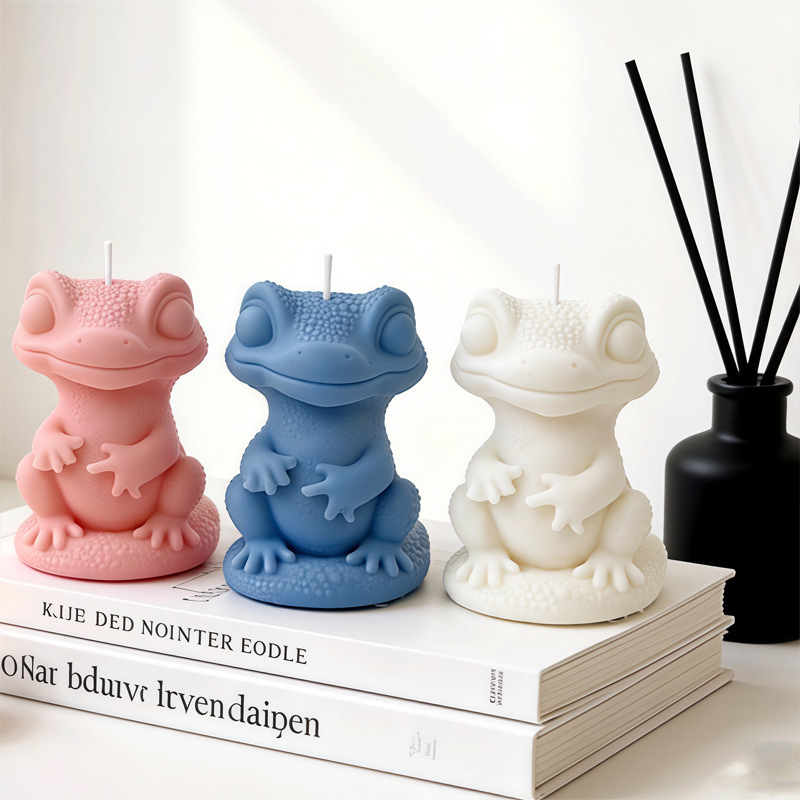 Frog-shaped Silicone Mold Aromatherapy Candle