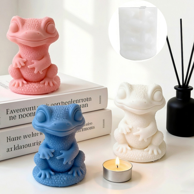 Frog-shaped Silicone Mold Aromatherapy Candle