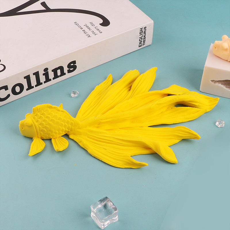Hot Sale Golden Fish Chocolate Mold Mousse Mould Fondant Cake Decoration Tools