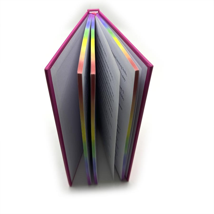 Cheap Book Printing Services Hardback Novel Books Custom Printed Full Color Hardcover Sprayed Edge Book