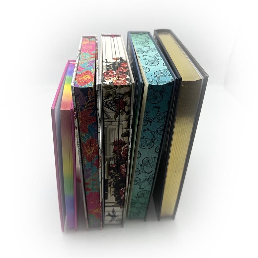 High Quality Printing Hardcover Novel Books Custom Sprayed Edge Books Gold Stamping Hardcover Book
