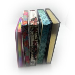 High Quality Printing Hardcover Novel Books Custom Sprayed Edge Books Gold Stamping Hardcover Book