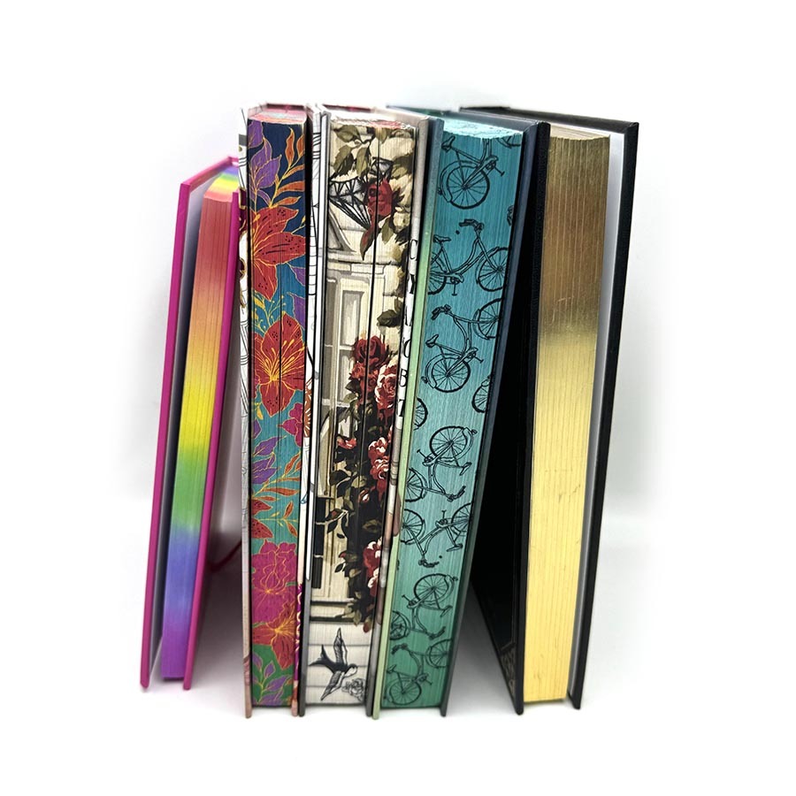High Quality Printing Hardcover Novel Books Custom Sprayed Edge Books Gold Stamping Hardcover Book